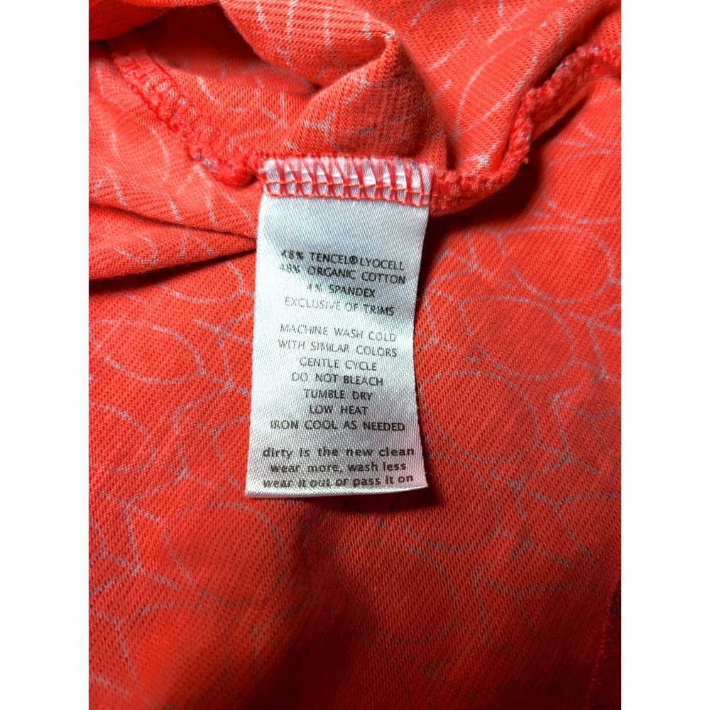 Toad & Co Dk Coral Xanthe Athleisure Aspen Print Built In Bra Dress Size Small - Picture 8 of 10